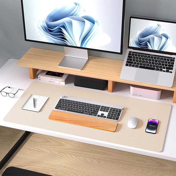 Aothia Large PU Leather Desk Pad Protector – Non-Slip Mouse Pad & Writing Mat - Image 8