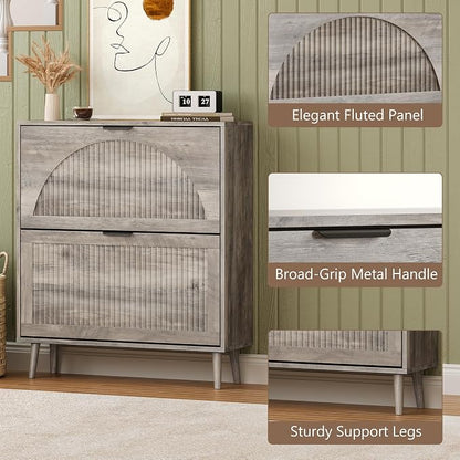 BORNOON Shoe Cabinet for Entryway - Image 5