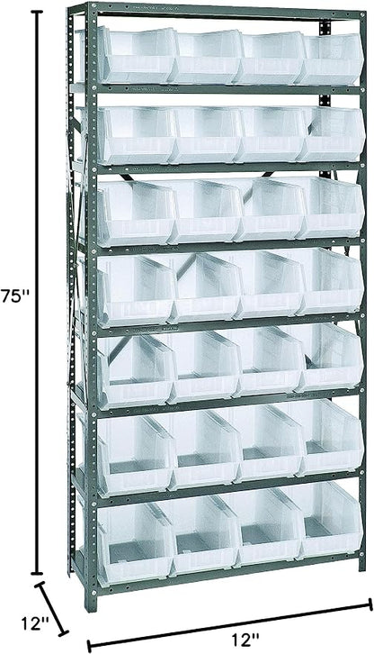 Quantum Storage Systems QSBU-240CL Giant Open Hopper Steel Shelving System - Image 2