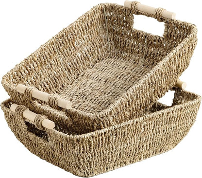 StorageWorks Hand-Woven Large Storage Baskets by StorageWorks