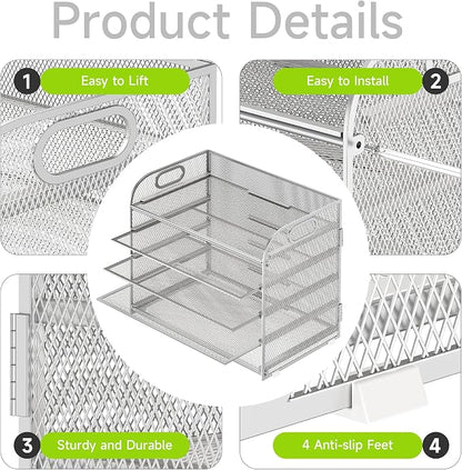 Cawukege 5 Tier Paper Organizer - Image 4