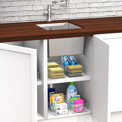 Simple Houseware Fridge Organizer Storage Bins, 8 Packs - Image 6