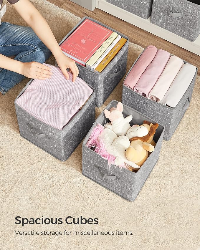 SONGMICS Storage Cubes, 11-Inch Non-Woven Fabric Bins - Image 9