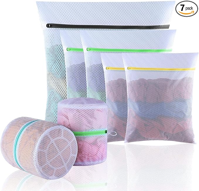 GOGOODA 7 PCS Mesh Laundry Bags, Delicates Washing Bags | Multisize by GOGOODA