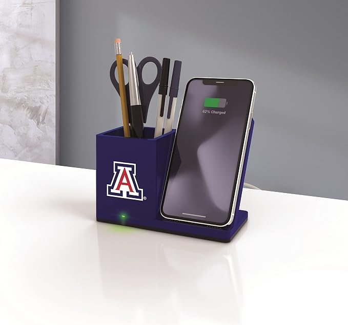 SOAR NCAA Unisex Cell Phone Wireless Charging Stand and Desktop Organizer - Image 3