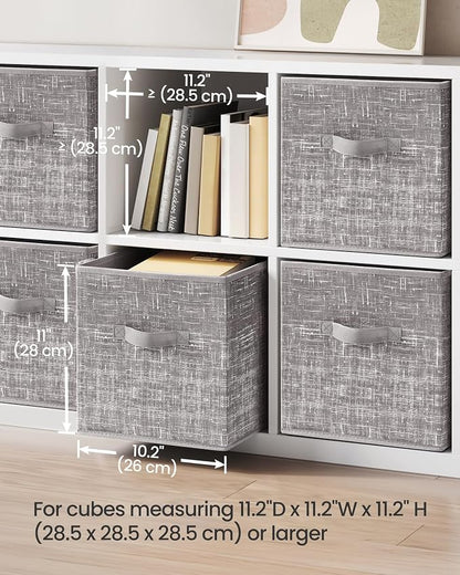 SONGMICS Storage Cubes, 11-Inch Non-Woven Fabric Bins - Image 5