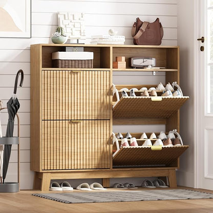 HUANLEGO Shoe Cabinet Storage for Entryway by HUANLEGO