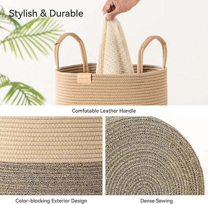 95L Striped Laundry Hamper - Image 6