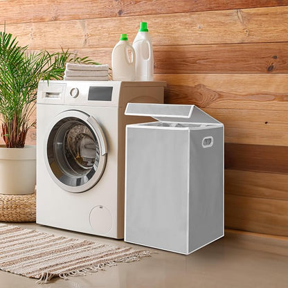 Simple Houseware Foldable Laundry Hamper Basket - Image 2