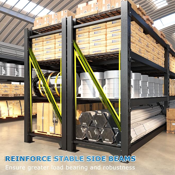 Bepatio 11000LBS Garage Shelving Heavy Duty, Industrial Shelving - Image 5