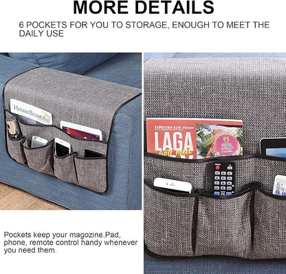 Sofa Armrest Organizer Non-Slip Remote Control Holders - Image 2
