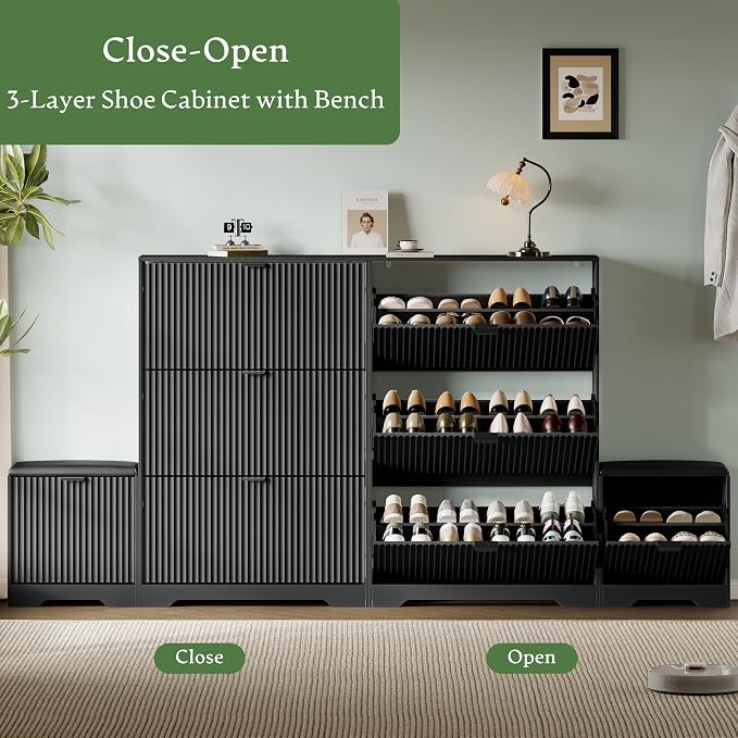 Xixini Shoe Storage Cabinet for Entryway - Image 7