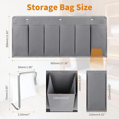 RV Shoe Pockets 6 Large Pockets Heavy Hanging Bedside Storage Organizer - Image 2