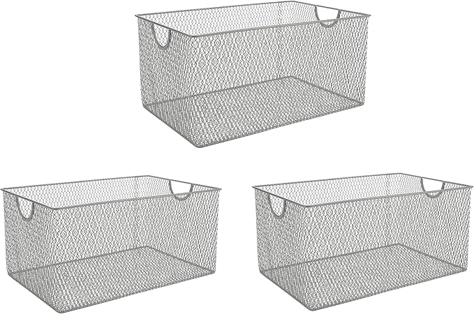 YBM HOME Kitchen Pantry Organizer Wire Baskets by YBMHome