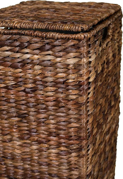BIRDROCK HOME Seagrass Square Laundry Hamper - Image 6