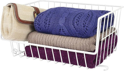 Whitmor Wire Stackable Basket by Whitmor