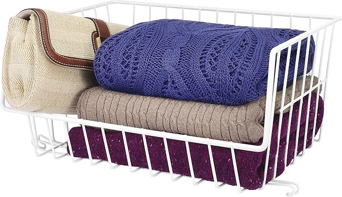 Whitmor Wire Stackable Basket - Image 3