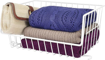 Whitmor Wire Stackable Basket - Image 3