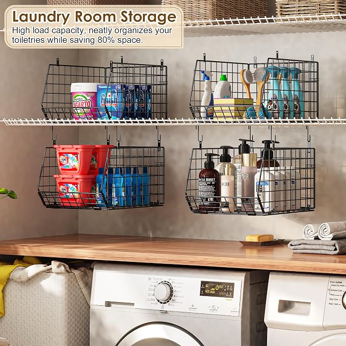 Capacity Upgrade Edition Deeper 4'' 5 Tier Foldable Hanging Closet Organizer - Image 8