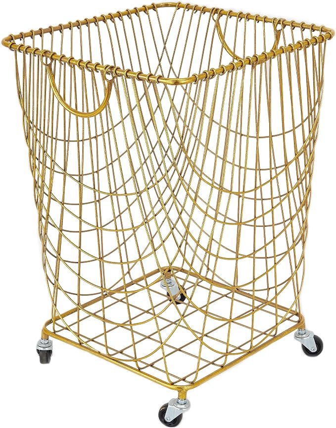 Deco 79 Metal Square Storage Cart by Deco79