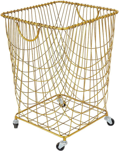 Deco 79 Metal Square Storage Cart by Deco79