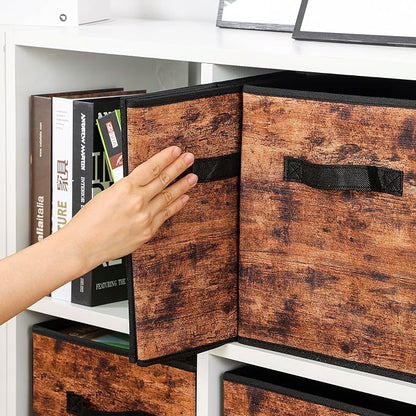 Stero Fabric Storage Cubes, 8 Pack Foldable Storage Bins - Image 7