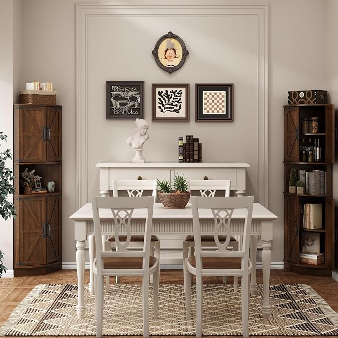 Vabches 64.8" Tall Farmhouse Corner Cabinet - Image 7
