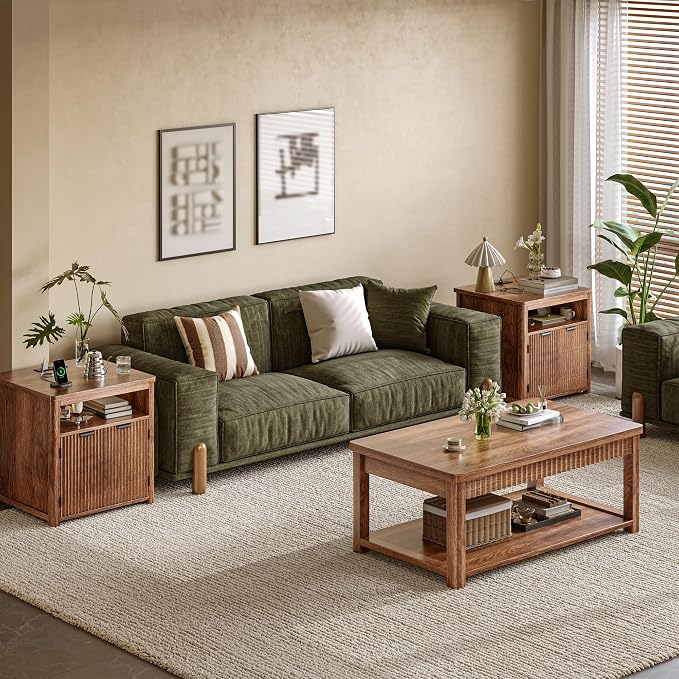 Fluted Nightstands Set of 2 - Image 2