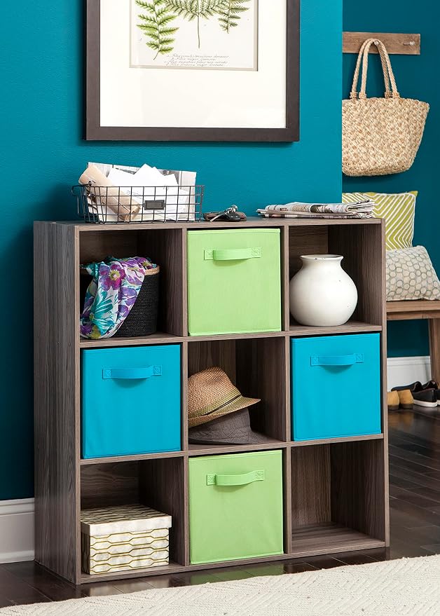 ClosetMaid Cubeicals 9 Cube Storage Shelf Organizer Bookshelf, Square Shape - Image 7