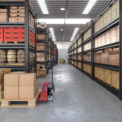REIBII 48" W Garage Shelving 3000LBS Metal Shelving Heavy Duty Storage Shelves - Image 6