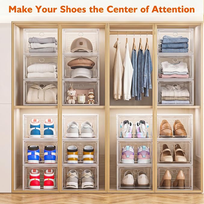 7 code Shoe Organizer, Collapsible Closet Storage Rack - Image 6