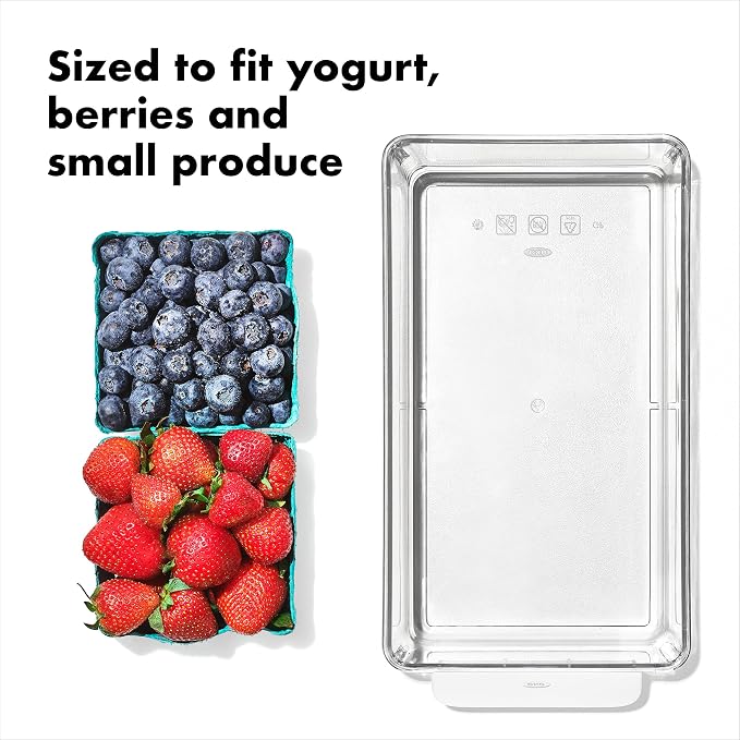 OXO Good Grips Fridge Organization Bin 5 in x 10 in - Image 2