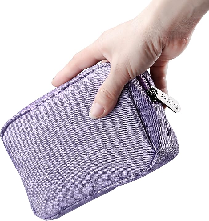 E-Tree Small Makeup Bag, Cosmetic Toiletry Skin Care Make up Little Items Pouch by E-Tree