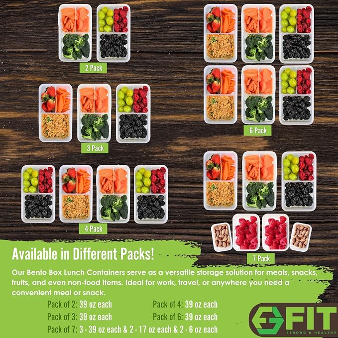 FIT Strong & Healthy Bento Box for Kids and Adults - Image 9