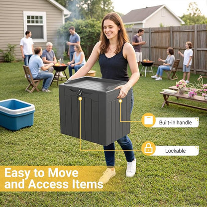 Greesum Outdoor Storage Box 31 Gallon Storage Box - Image 3