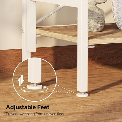 Folding Bookshelf, 5 Tier Bookcase Foldable Shelf - Image 7