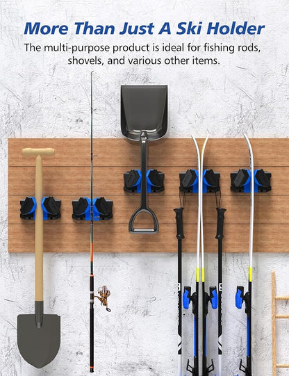 Ski & Snowboard Wall Rack, Ski Wall Mount & Ski Rack Wall Mount - Image 3