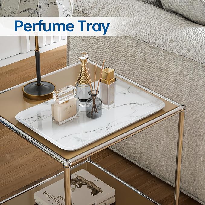 Vanity Decorative Tray, Bathroom & Countertop Organizer - Image 6