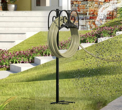 Upgraded Garden Hose Holder Stand by Calidola