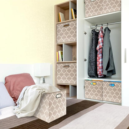 Simple Houseware 13-Inch Collapsible Fabric Cube Storage Bin - Image 2