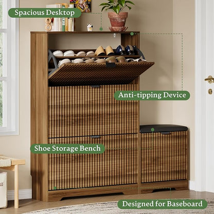 Xixini Shoe Storage Cabinet for Entryway - Image 4