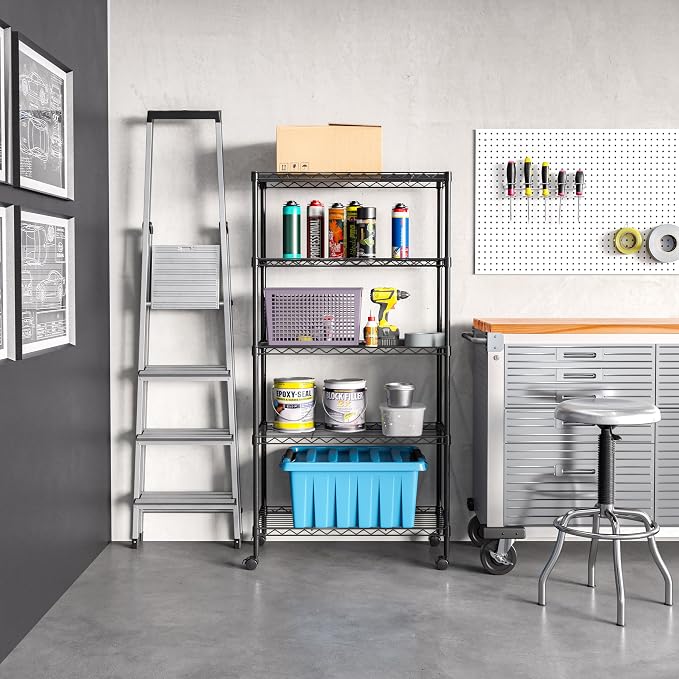 5-Tier Steel Wire Shelving - Image 2