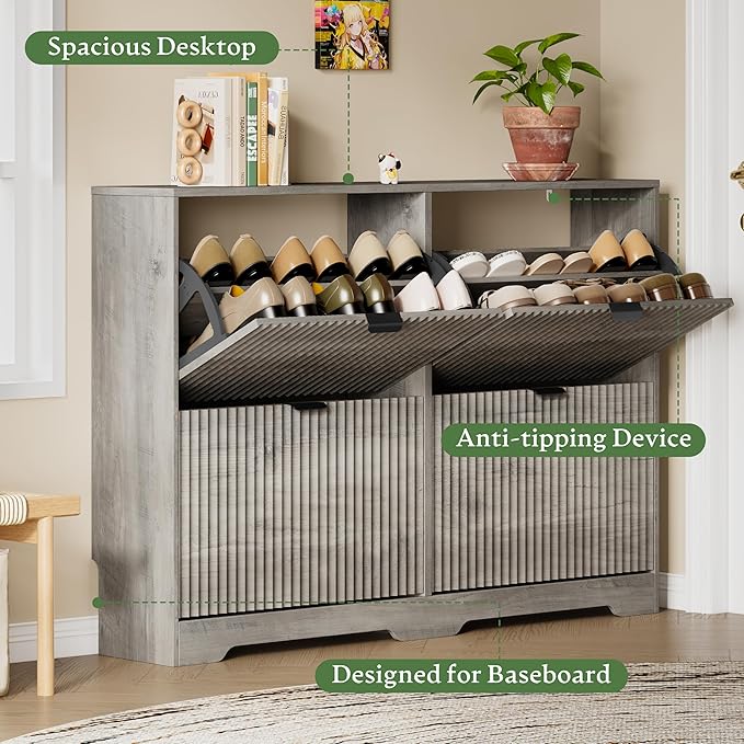 Xixini Shoe Storage Cabinet for Entryway - Image 4
