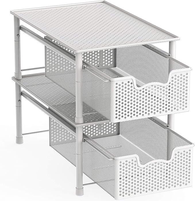 Simple Houseware Stackable Cabinet Basket Drawer Organizer - Image 4