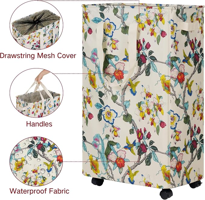 efluky Slim Laundry Hamper - Image 2
