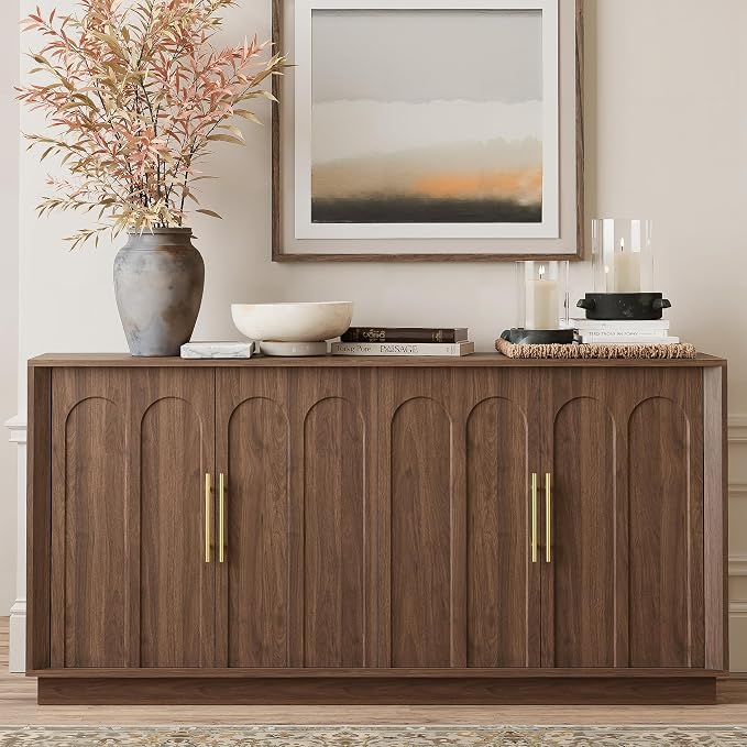 FORTUNETEC 67" Sideboard Buffet Cabinet by FORTUNETEC