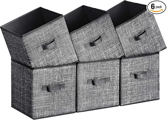 SONGMICS Storage Cubes, 11-Inch Non-Woven Fabric Bins by Unknown