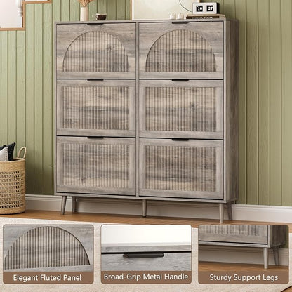 BORNOON Shoe Cabinet for Entryway - Image 5