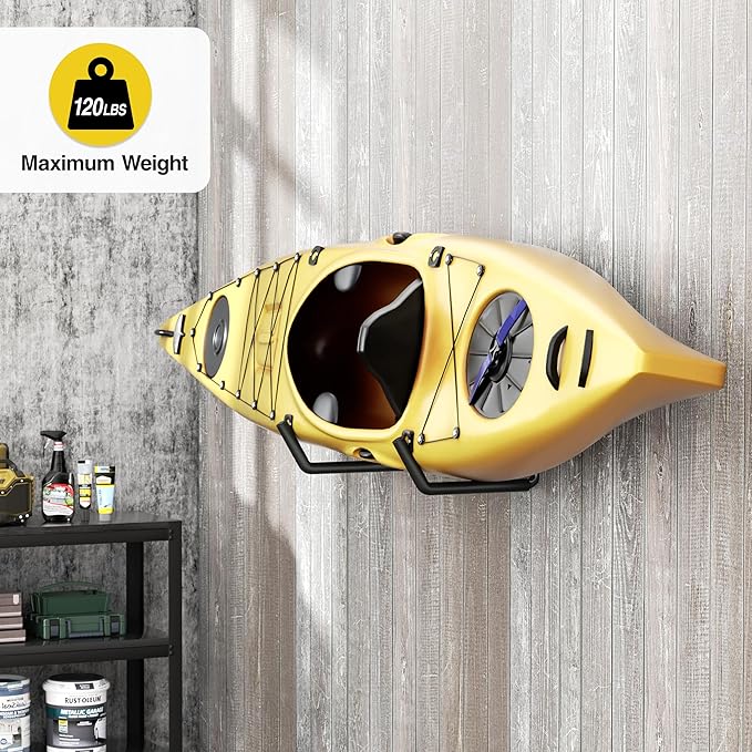 niffgaff Heavy Duty Garage Storage Hooks - 120 LB Capacity Wall Mounted Rack - Image 8