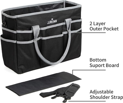 JJRING Large Multi-Functional Carrying Bag, 600D Nylon Artist Tote Bag - Image 4